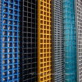 FRP GRP gratings fiber reinforced plastic mesh sheets